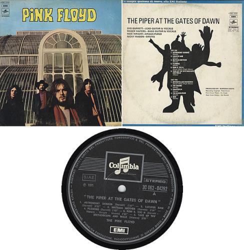 Pink Floyd The Piper At The Gates Of Dawn Italian vinyl LP album